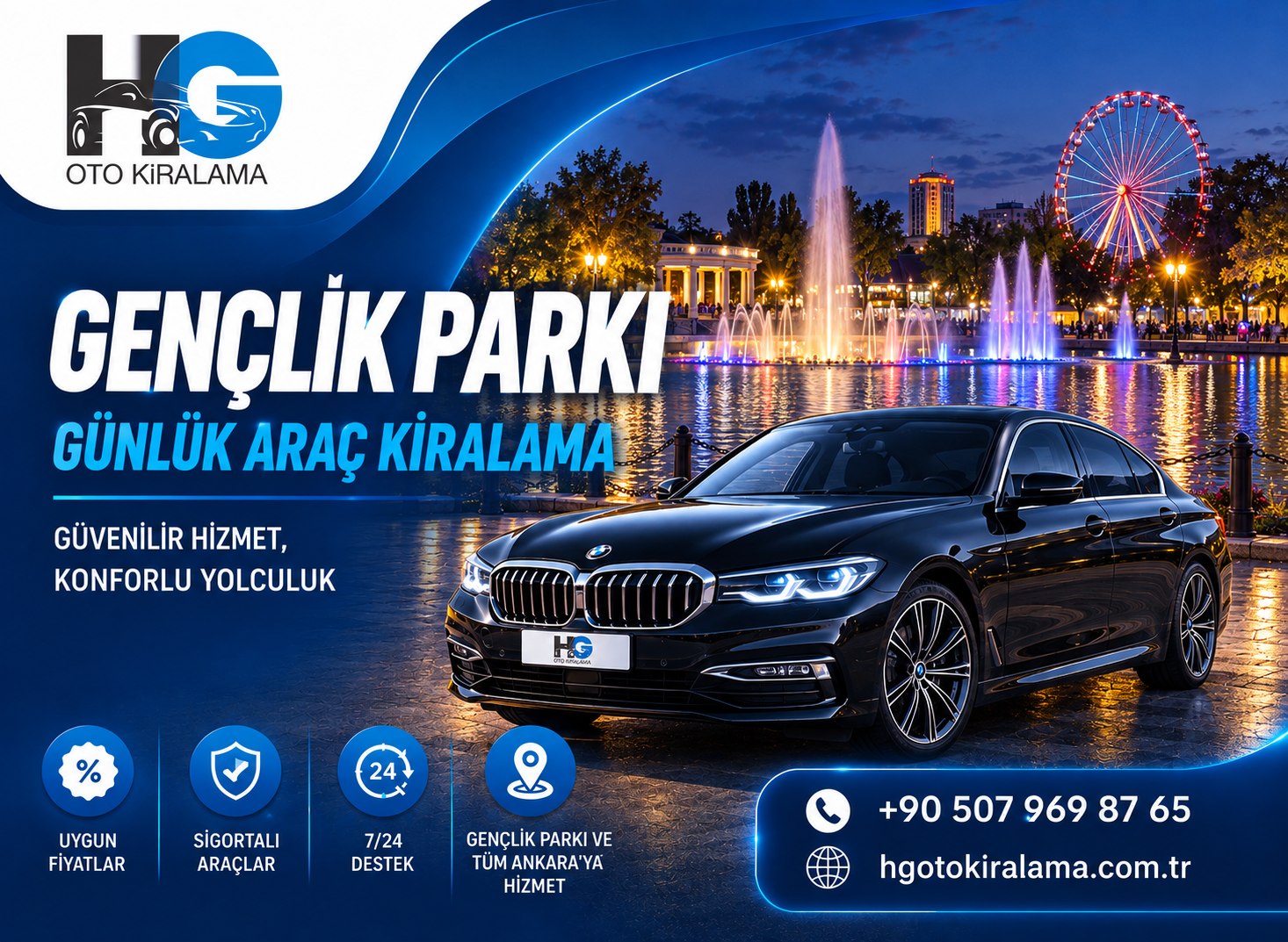 Gençlik Parkı Araç Kiralama